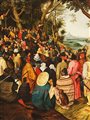 painting of a crowd listening to John the Baptist preach