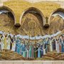 mosaic mural in a Coptic church