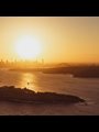 sunrise over Sidney, New South Wales