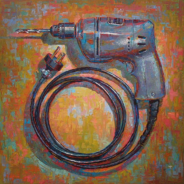 painting of a screwdriver