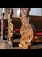 wooden pews in a church