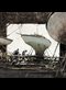 painting of men repairing boats