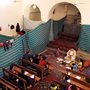 a church in Iraq used for displaced families