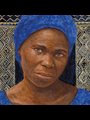 painted portrait of a woman