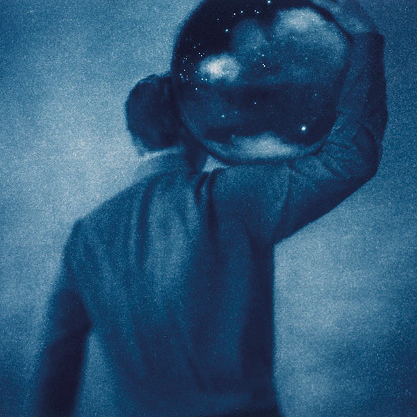 painting of a man carrying the earth