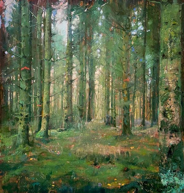 Painting of a woods