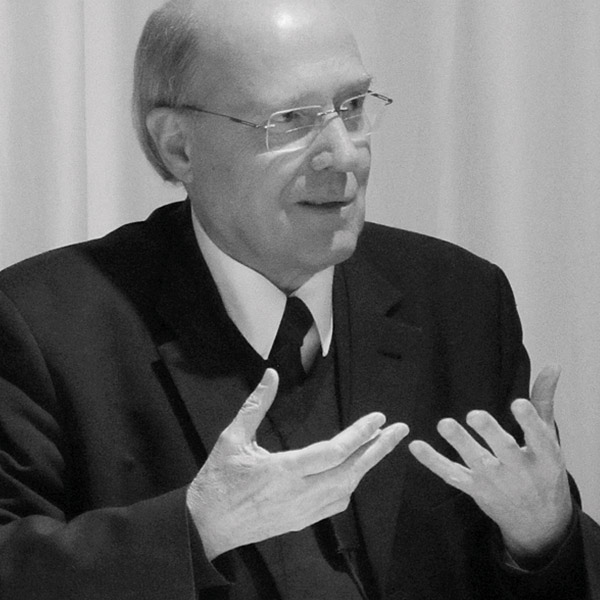 black and white photo portrait of a man