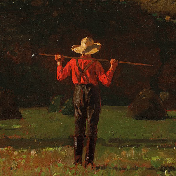 farmer standing in a field