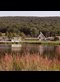 houses by a lake