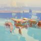 painting of boats