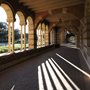 outdoor corridor at UCLA