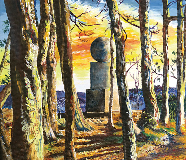 Painting of Froebel Blick