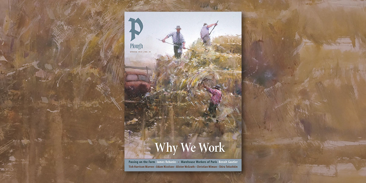 Plough Quarterly Spring 2025 Issue 43: Why We Work