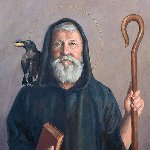 painting of a saint
