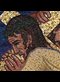 mosaic of Jesus carrying the cross