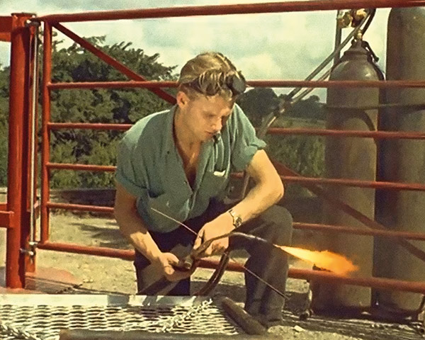 man metalworking