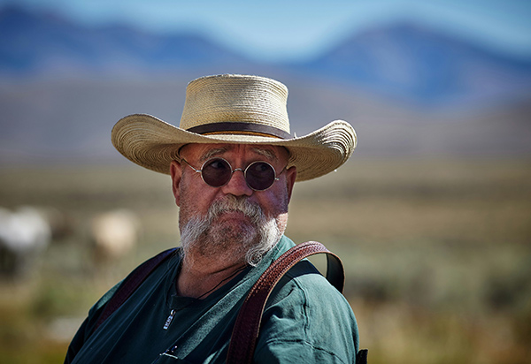portrait of an old farmer