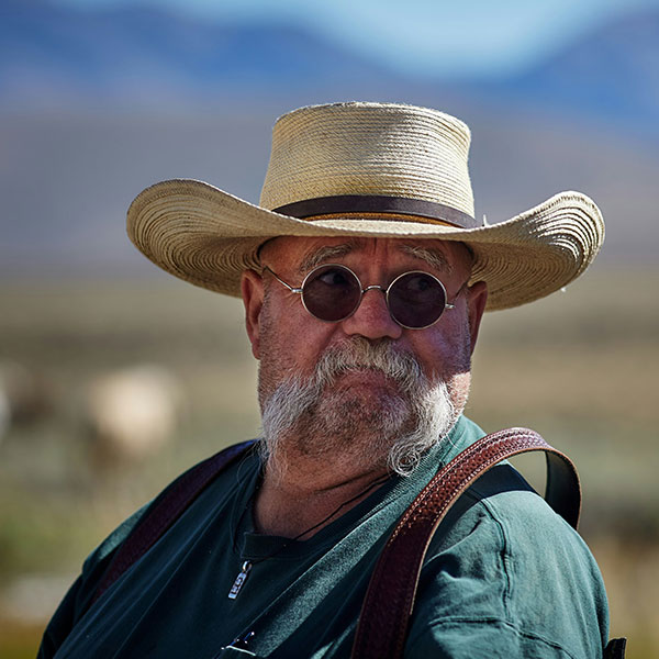 portrait of an old farmer