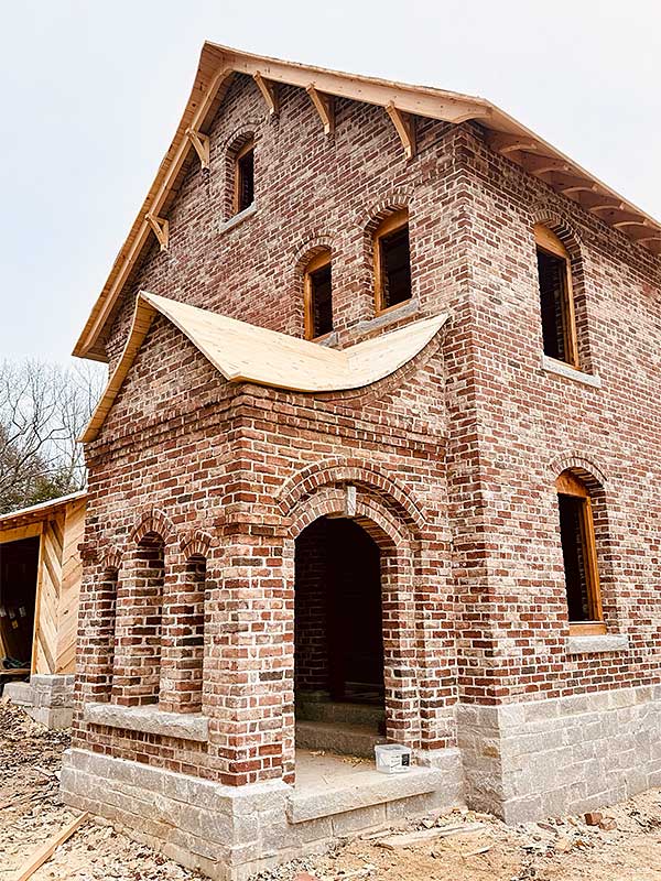 a brick house