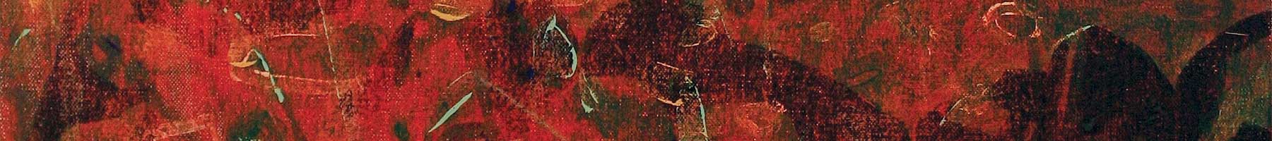red abstract painting