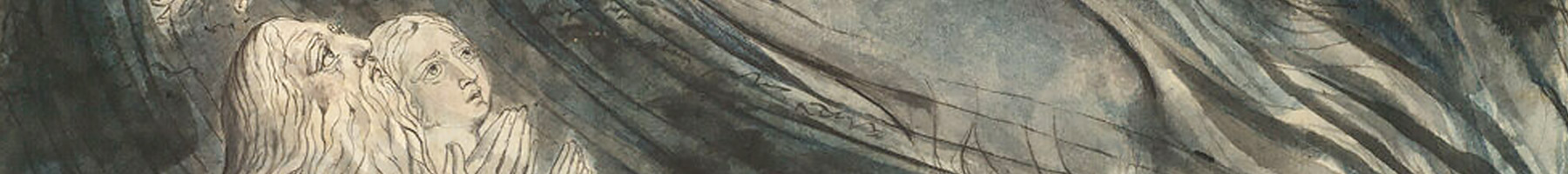 illustration of God speaking to Job in a whirlwind