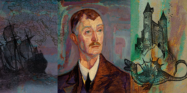 a painting of John Masefield
