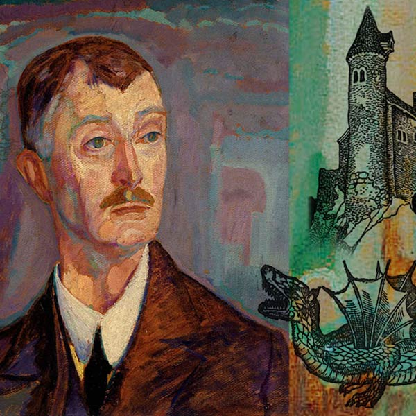 a painting of John Masefield