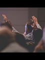people praising in a church service