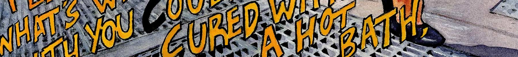 illustration of text on a sidewalk