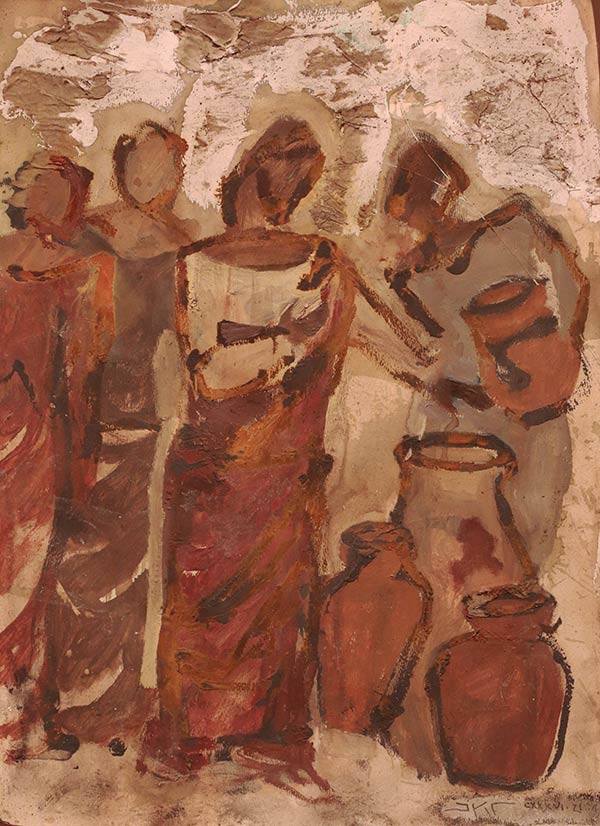 painting of the miracle at Cana