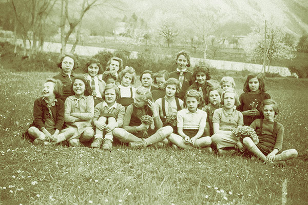 a group of children