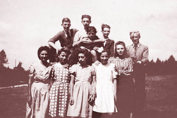 school children in Le Chambon