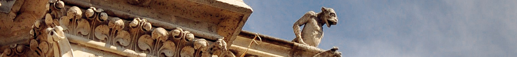 grotesque on the Notre-Dame Cathedral