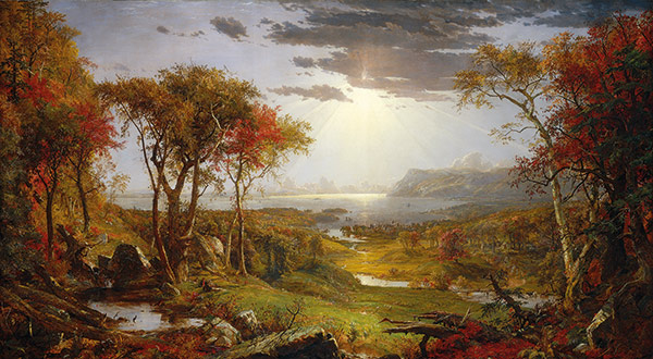 painting of Autumn in the Hudson Valley