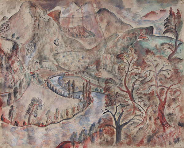 painting of a country landscape