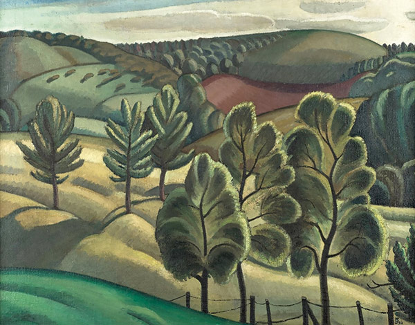 painting of English countryside