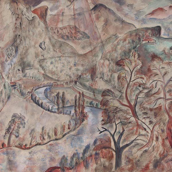 painting of a country landscape