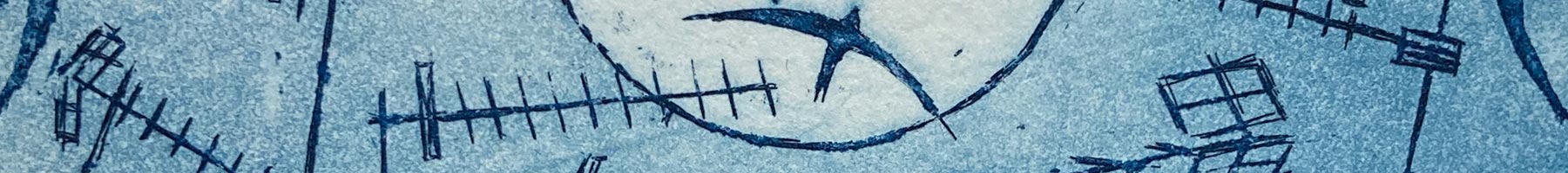 illustration of birds flying in city sky at night