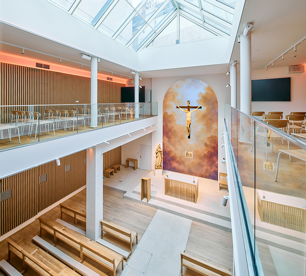 Kapelle mit Lichtkuppel