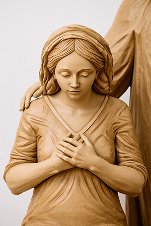 Wooden statue