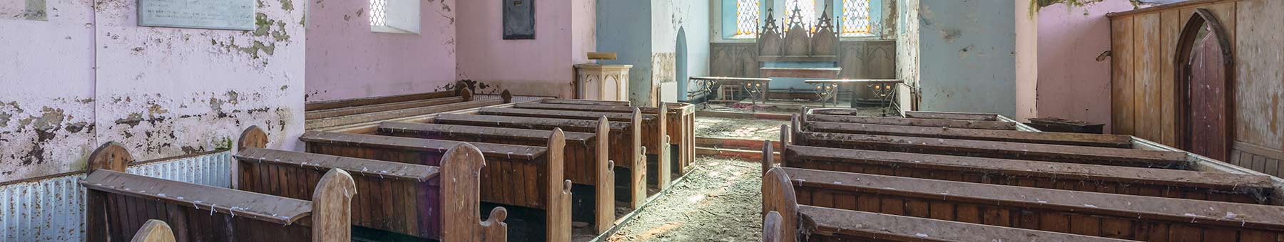 old church pews