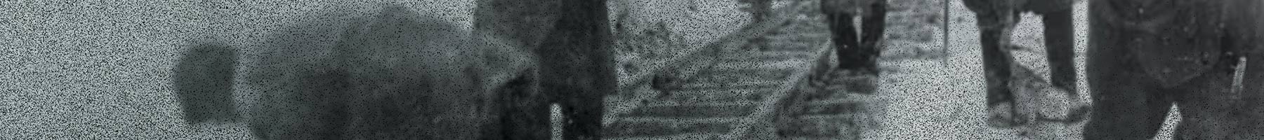 men building a railway