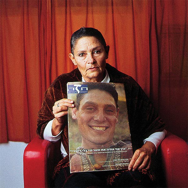 Women with photo of child