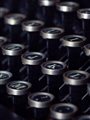 keys of an old typewriter