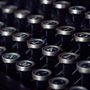 keys of an old typewriter