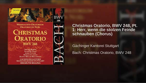 video of Part 6 of Bachs Christmas Oratorio