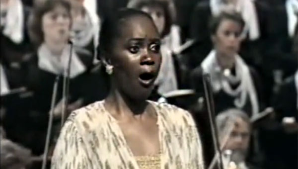 video of Barbara Hendricks singing Brahms Requiem
